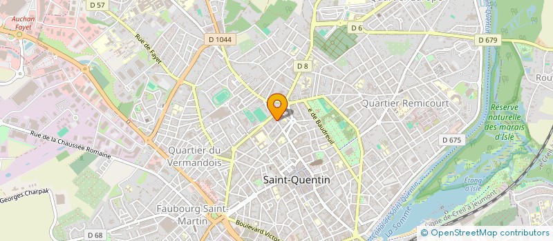 localisation de l'entreprise LANCRE 4 Y à SAINT-QUENTIN