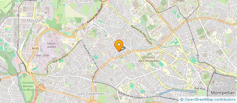 localisation de l'entreprise LANCRY ALBERT ET SAADOUN ROBERT à MONTPELLIER