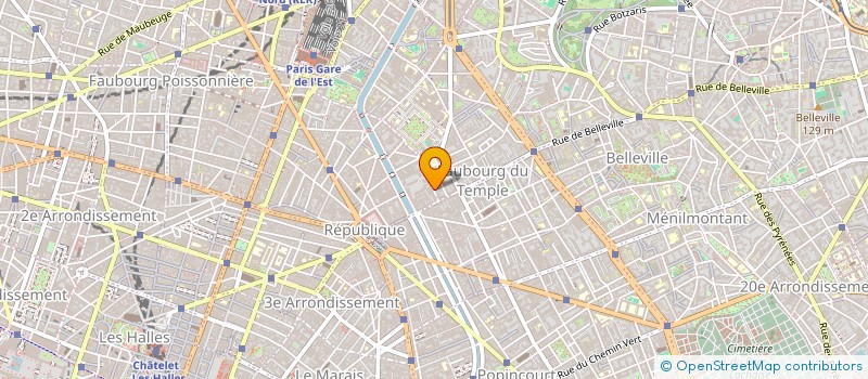 localisation de l'entreprise LANCRY IMPRIMEUR CONSEIL à PARIS