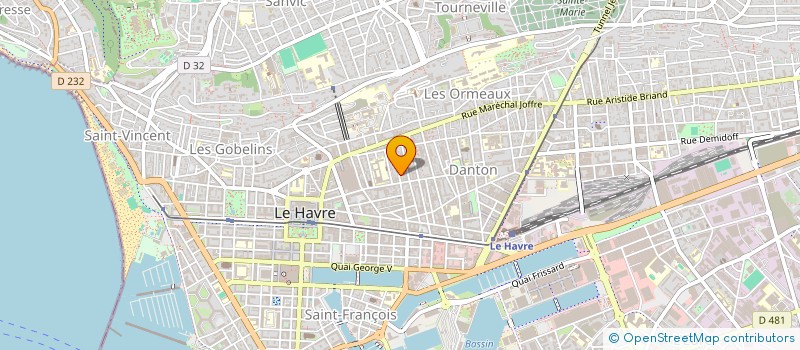 localisation de l'entreprise LANCTUIT COMMUNICATION ORGANISATION à LE HAVRE