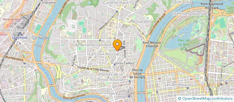 localisation de l'entreprise LAND  LYON