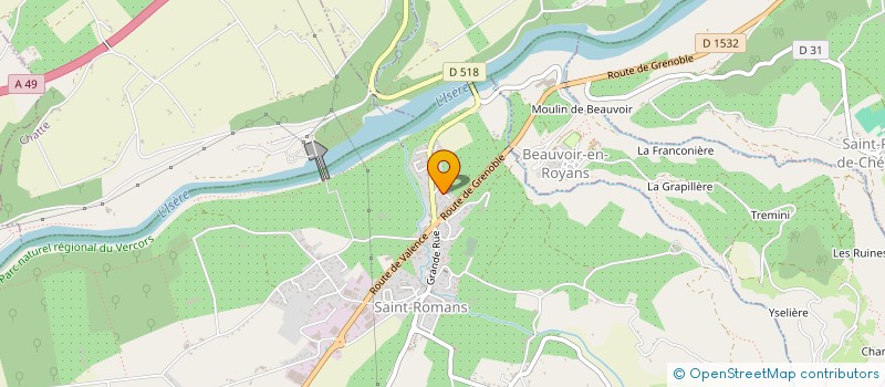 localisation de l'entreprise LAND  CHATTE