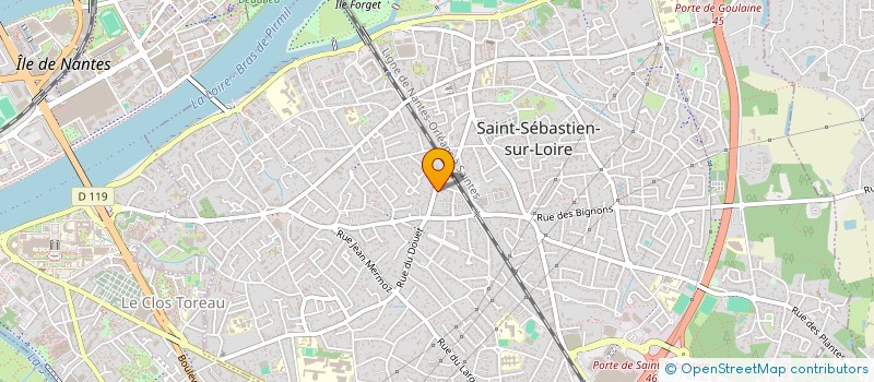 localisation de l'entreprise LAND à SAINT-SEBASTIEN-SUR-LOIRE