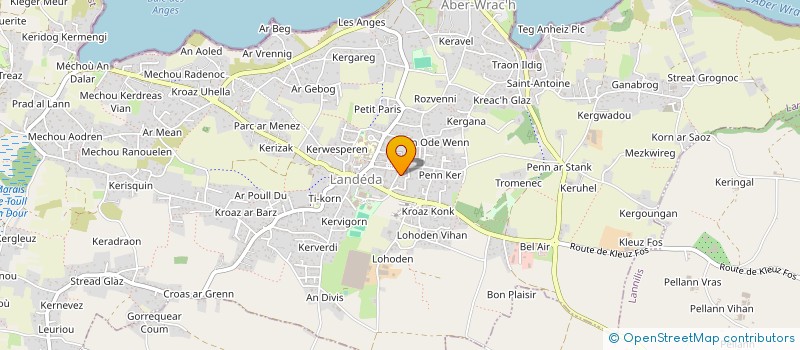 localisation de l'entreprise LAND'ABER TRAIL  LANDEDA