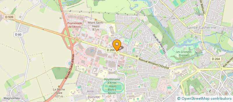 localisation de l'entreprise LAND'ARRAS à ARRAS