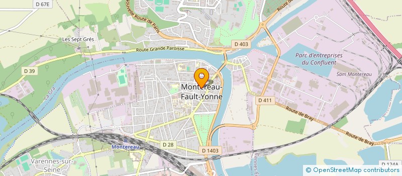 localisation de l'entreprise LAND CORP  MONTEREAU-FAULT-YONNE