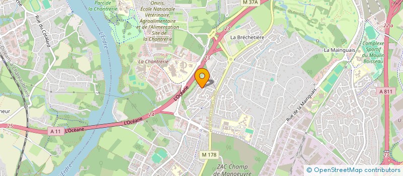 localisation de l'entreprise LAND JIM à NANTES
