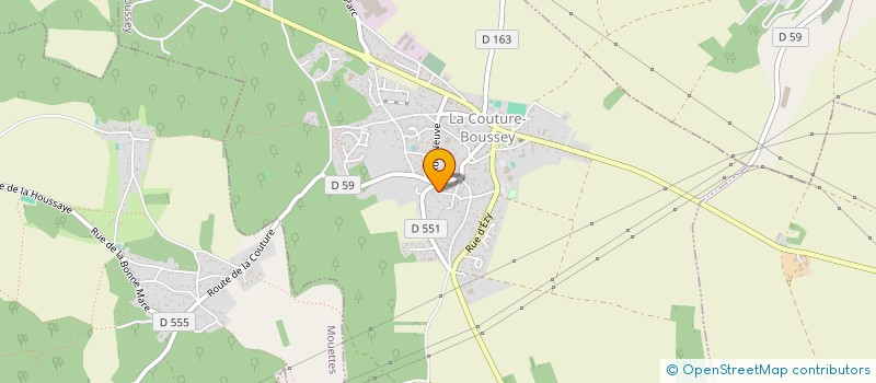 localisation de l'entreprise LAND LCB  LA COUTURE-BOUSSEY