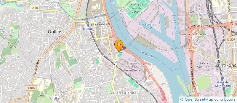 localisation de l'entreprise LAND MARKS  OULLINS-PIERRE-BENITE