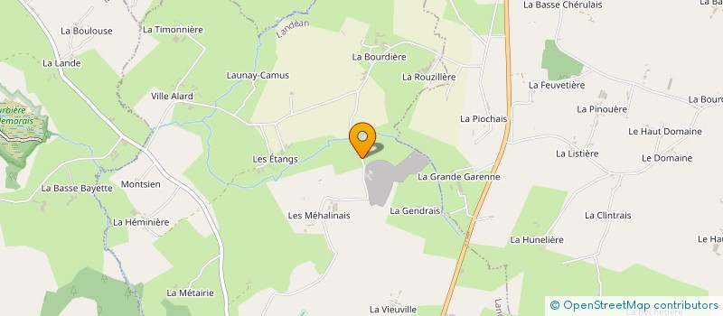 localisation de l'entreprise LAND'N ROC à LANDEAN