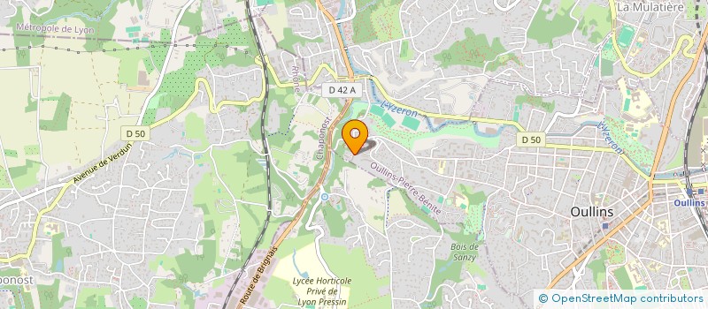 localisation de l'entreprise LAND OF PLENTY  OULLINS-PIERRE-BENITE