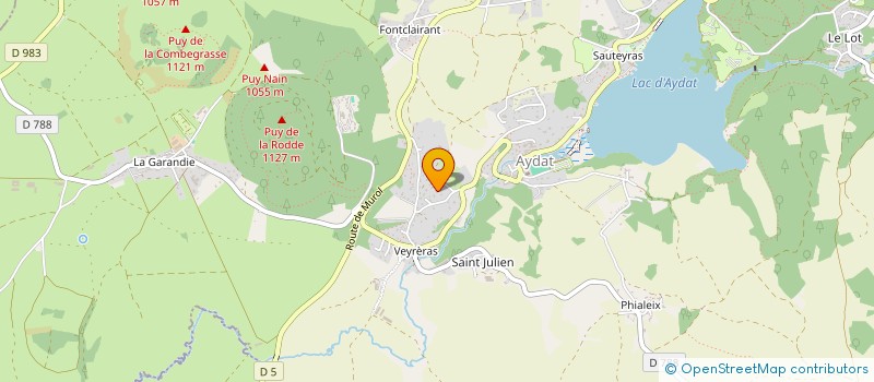 localisation de l'entreprise LAND 'R' AUVERGNE PASSIONNE PAR NATURE  VIC-LE-COMTE