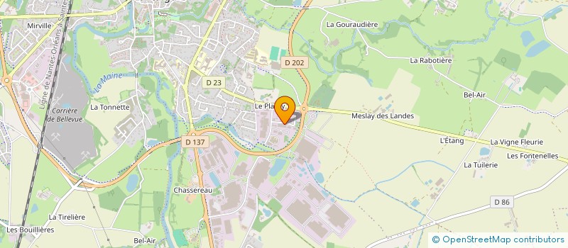 localisation de l'entreprise LANDA à MONTAIGU-VENDEE