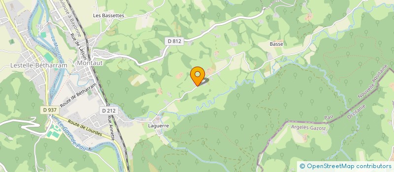 localisation de l'entreprise LANDA à MONTAUT