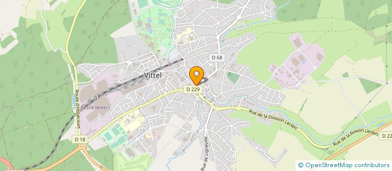 localisation de l'entreprise LANDA BATIMENT à VITTEL