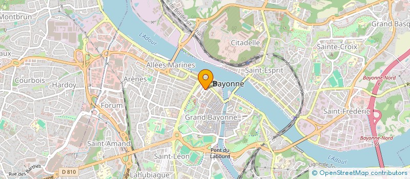 localisation de l'entreprise LANDA GAINA à BAYONNE