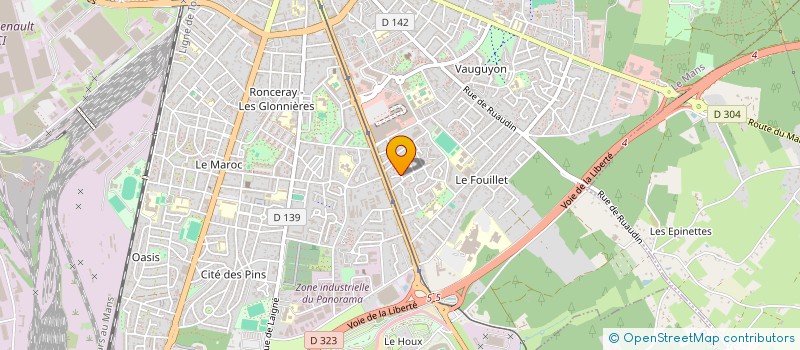 localisation de l'entreprise LANDAIS  LE MANS