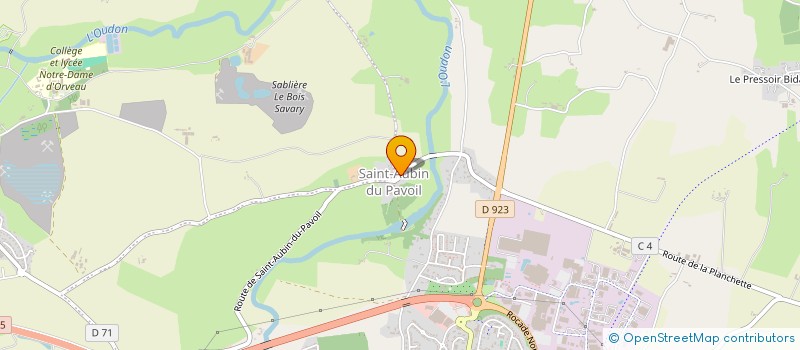 localisation de l'entreprise LANDAIS IMMO à SEGRE-EN-ANJOU BLEU