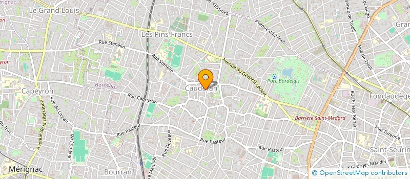 localisation de l'entreprise LANDAL  BORDEAUX