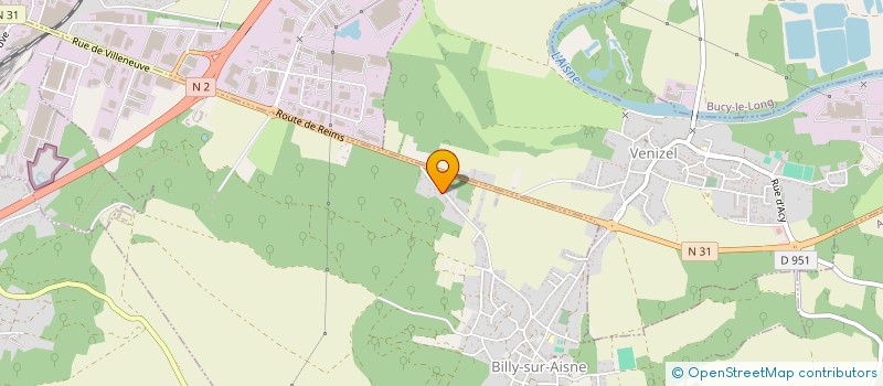 localisation de l'entreprise LANDALOUSE  BILLY-SUR-AISNE