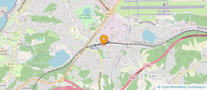 localisation de l'entreprise LANDARA à BIARRITZ