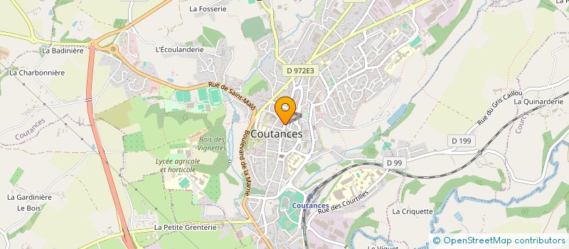 localisation de l'entreprise LANDARO à COUTANCES