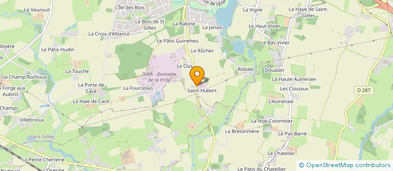localisation de l'entreprise LANDATA COBIPORC  SAINT-GILLES