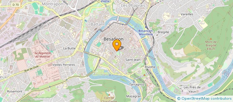 localisation de l'entreprise LANDBECK & BOCHER-ALLANET  BESANCON