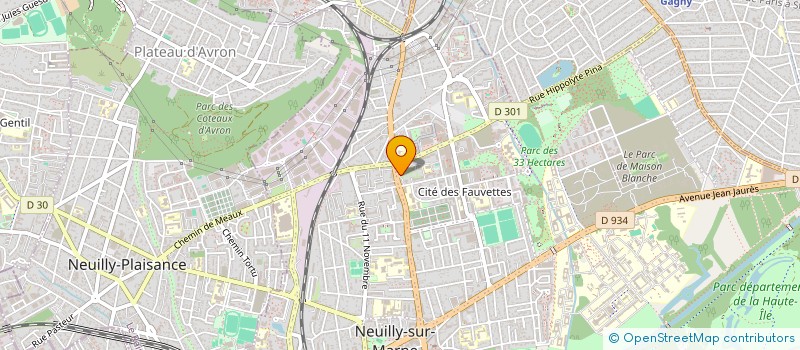 localisation de l'entreprise LANDCY LEGER à NEUILLY-SUR-MARNE