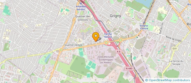 localisation de l'entreprise LANDE  GRIGNY