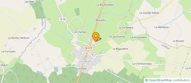 localisation de l'entreprise LANDEAGRI à LANDEAN