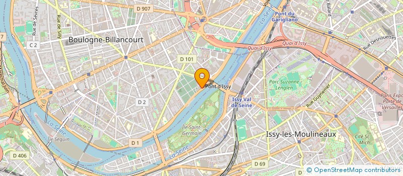 localisation de l'entreprise LANDEAUV  BOULOGNE-BILLANCOURT