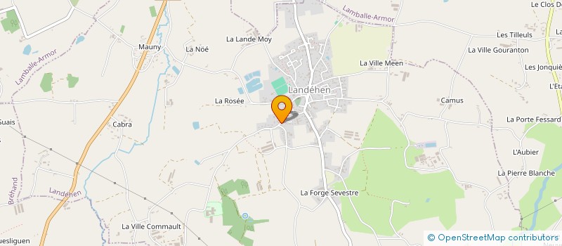 localisation de l'entreprise LANDEHEN BASKET BALL  HILLION