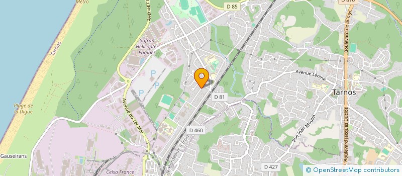 localisation de l'entreprise LANDELEC à TARNOS