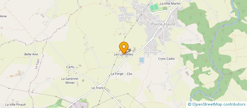 localisation de l'entreprise LANDELLES ENERGIE  PLAINE-HAUTE