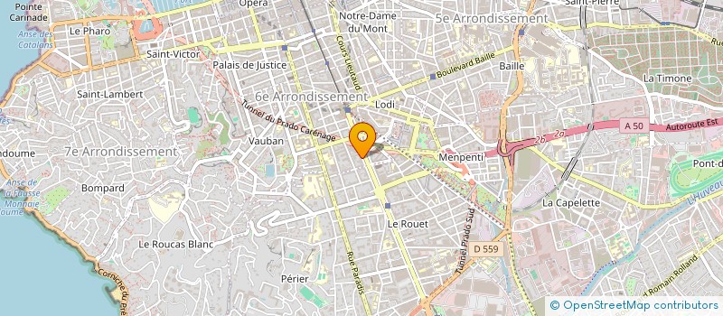 localisation de l'entreprise LANDEO à MARSEILLE