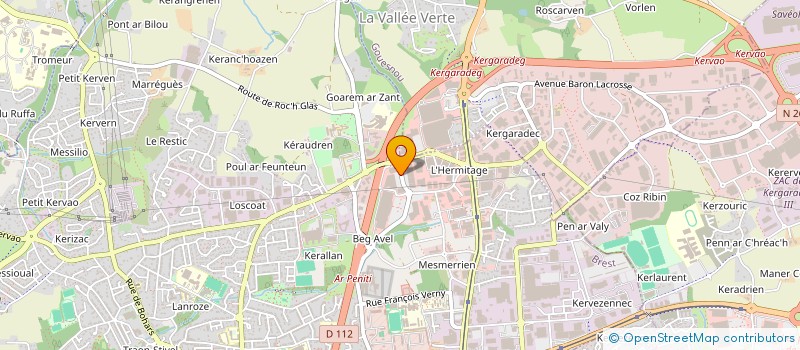 localisation de l'entreprise LANDERMAX à BREST