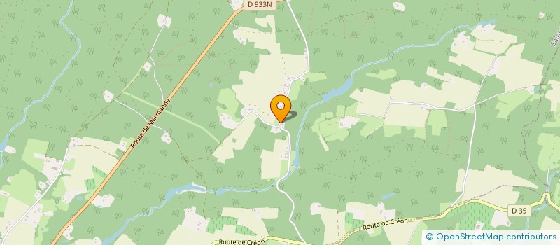 localisation de l'entreprise LANDES-AGRI  SAINT-JUSTIN