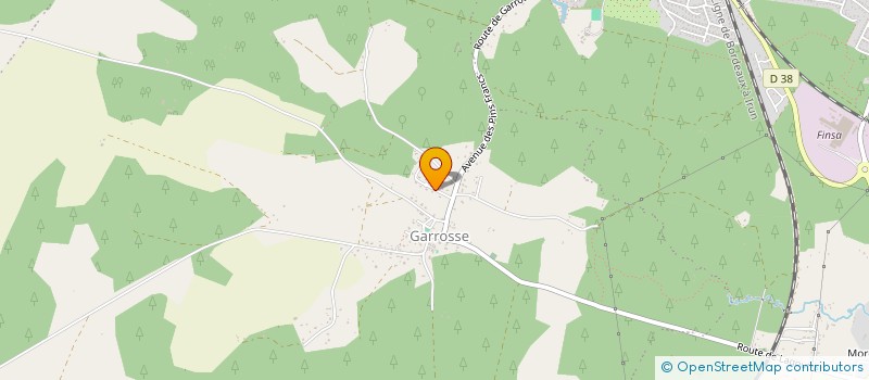 localisation de l'entreprise LANDES AQUARELLE  MORCENX-LA-NOUVELLE