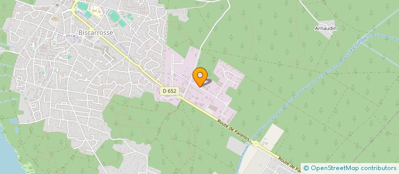 localisation de l'entreprise LANDES & BRETAGNE  BISCARROSSE