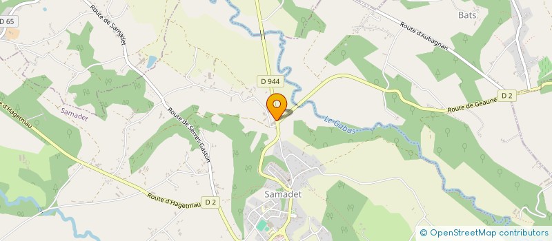 localisation de l'entreprise LANDES CLASSIC AUTO  SAMADET