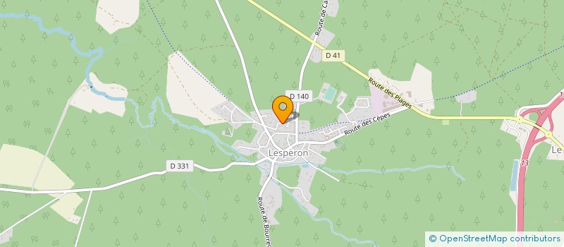 localisation de l'entreprise LANDES ELECTRICITE DOMOTIQUE à LESPERON