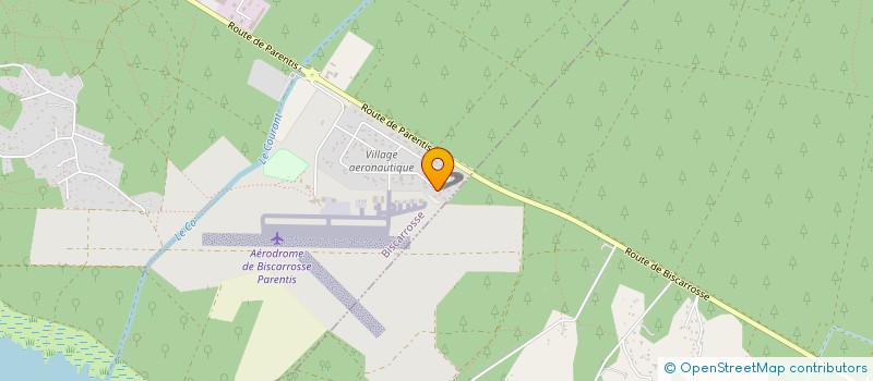 localisation de l'entreprise LANDES LIMOUSINES  BISCARROSSE