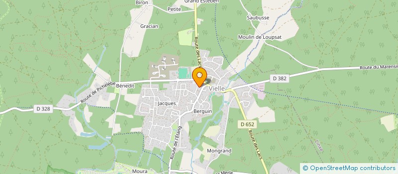 localisation de l'entreprise LANDES PLEIN AIR PASSIONS à VIELLE-SAINT-GIRONS