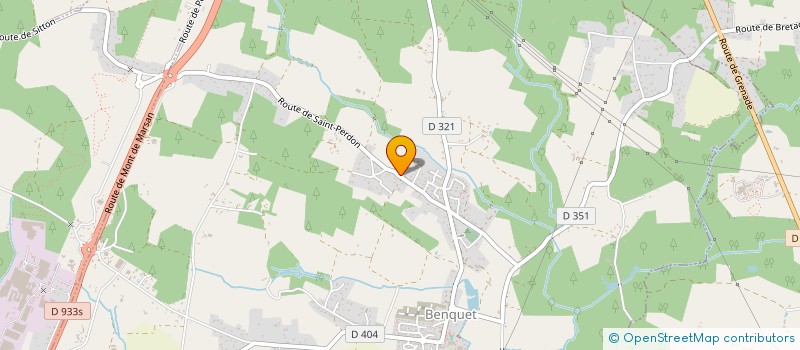 localisation de l'entreprise LANDES PRO PISCINES  BENQUET