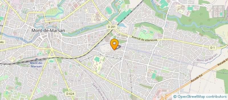 localisation de l'entreprise LANDES STAYS  MONT-DE-MARSAN