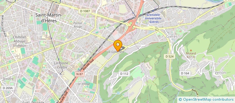 localisation de l'entreprise LANDI  SAINT-MARTIN-D'HERES