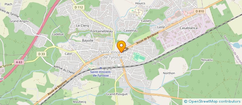 localisation de l'entreprise LANDIFORNIA CONSTRUCTIONS  SAINT-VINCENT-DE-TYROSSE