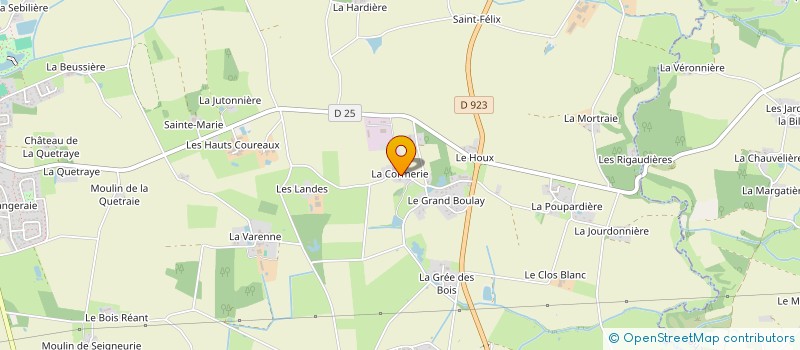 localisation de l'entreprise LANDIMO  MESANGER