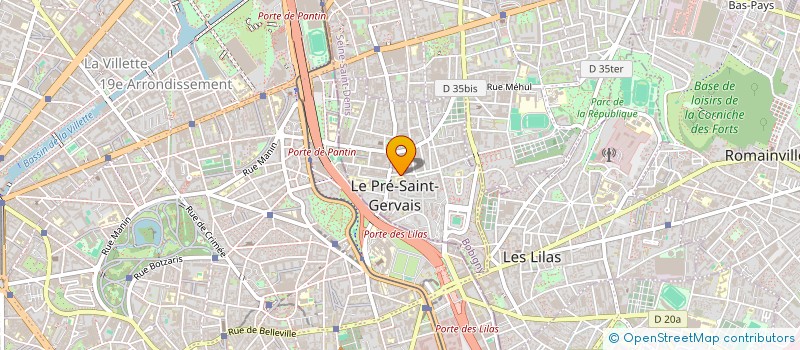 localisation de l'entreprise LANDINAFF à LE PRE-SAINT-GERVAIS